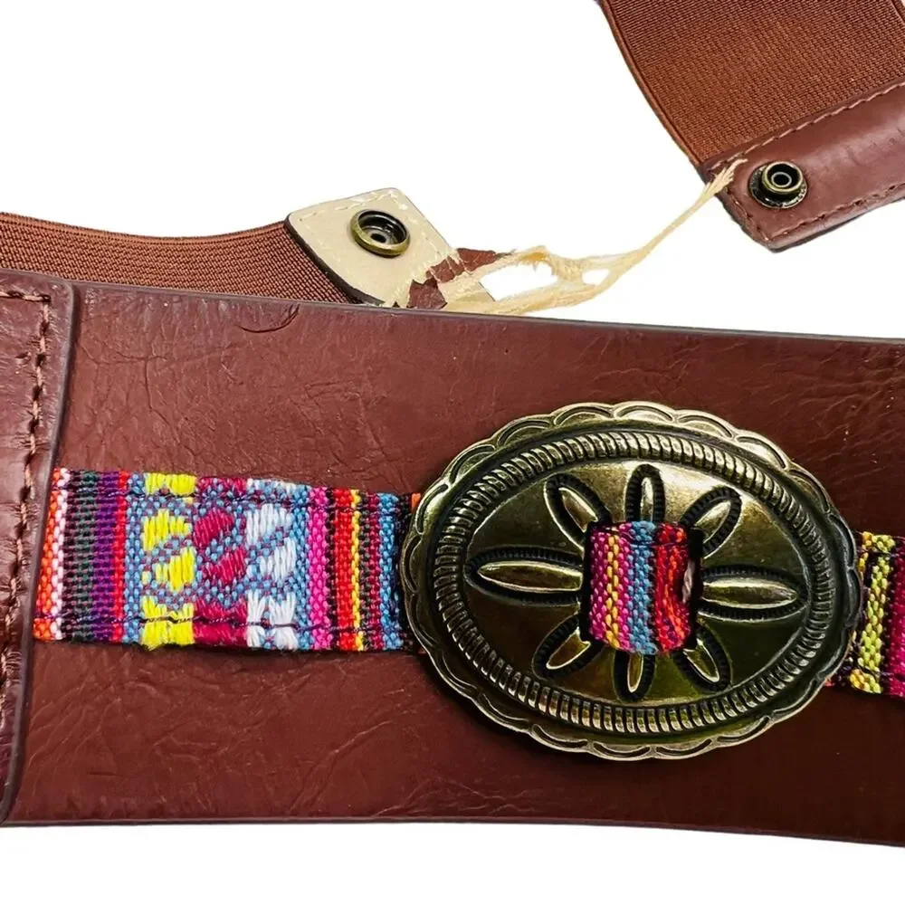 Steve Madden Aztec Brown Belt M/L